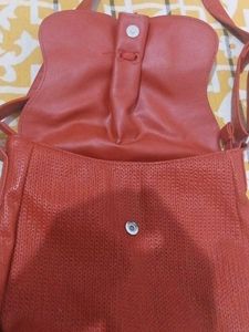 Chic Red Crossbody Bag with Bow