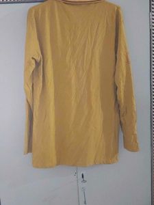 Mustard Yellow Long Sleeve Polo