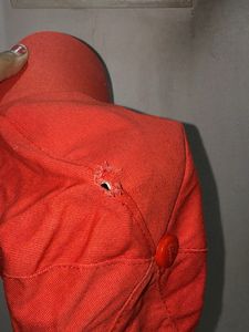 Bright Red Baseball Cap