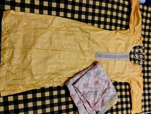 Elegant Yellow Kurta Set