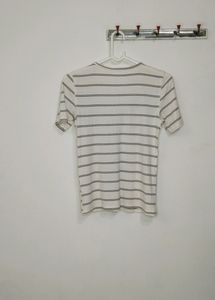 Ribbed Strip Top