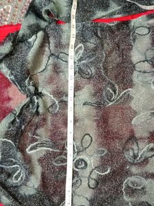 Sparkling Floral Sheer Tunic