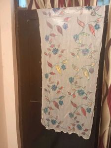 Hand-Painted Floral Dupatta