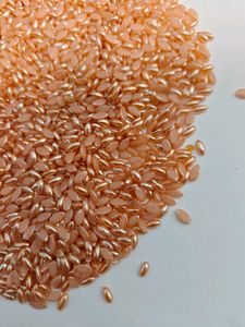 Peach &amp; Gold Seed Beads it's 550 gram