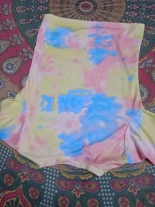 Tie-Dye "Babe" Graphic T-Shirt(M)size