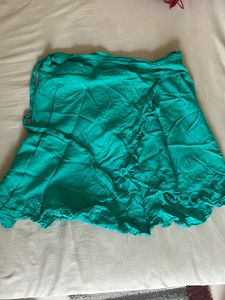 New Summery Goan Sea Green Wrap Around Skirt