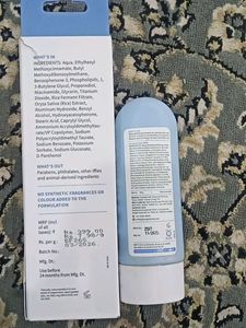 Plum Rice Water &amp; Niacinamide Sunscreen SPF 50