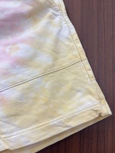Tie-Dye Cotton Shorts