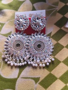 festive specal big round shape earrings
