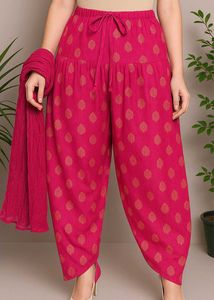 Navy &amp; Pink Salwar Kameez