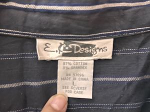 a stripped shirt