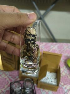 Decorative shots glass