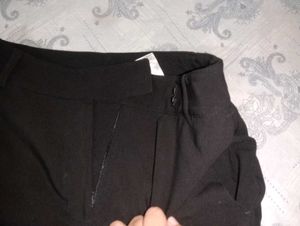Black Wide-Leg Pants