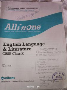 All In One English Lang Nd Lit Class 10 Guide