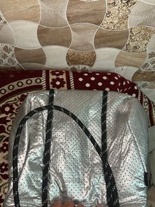 Stylish Silver Tote Bag