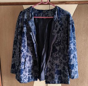 Rare Xl Floral Print Jacket