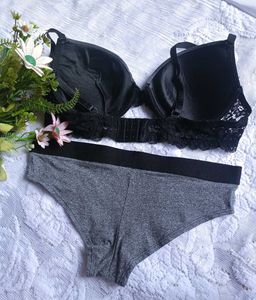 Gray Bra &amp; Panty Set