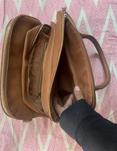 Brown Satchel Handbag
