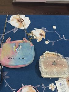 Cute Iridescent Backpack with Sequins
