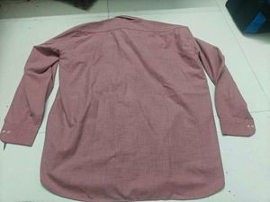 Men's Classic Red Button-Up Shirt