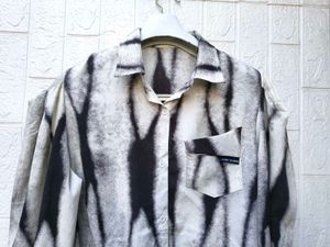 Korean Pinterest Premium Zrap Crop Puff Shirt