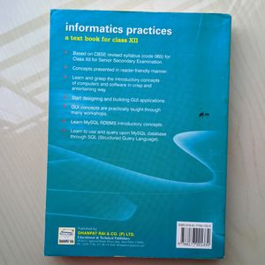 Informatics Practices Textbook for Class XII