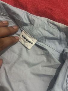 Light Blue Oversized Shirt