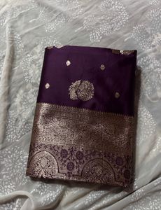Designer Banarasi silk saree with blouse (women’s)
