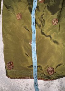 Maroon Embroidered Kurta