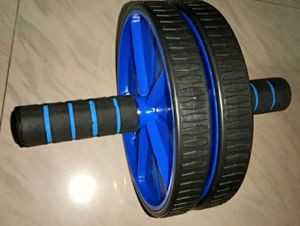"Get Stronger with Our Indian-Made AB Roller - PVC Material, Cushioned Grips, and Smooth Movement for Total Fitness"
