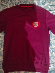 Stylish Purple Crewneck Sweatshirt
