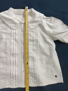 Cute White Broderie Anglaise Blouse