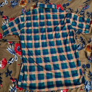 Men's Plaid Short Sleeve Shirt