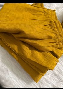 Yellow Embroidered Kurta Set with Dupatta