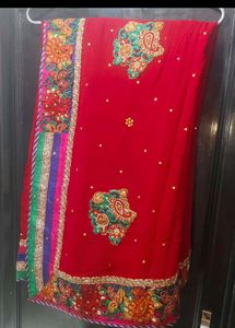 Designer hot Red Saree❤️