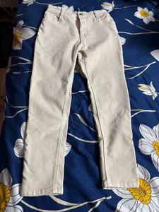Cream Corduroy Pants
