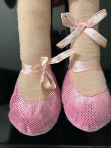 beautiful pink plush bellerina doll