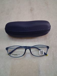 New Stylish Blue Eyeglasses with Case