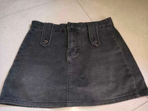 Denim Mini Skirt