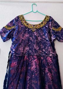Blue &amp; Pink Party dress