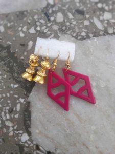 Unique Geometric Drop Earrings