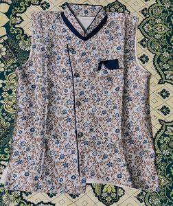 Men's Ethnic Kurta Set with Nehru Jacket