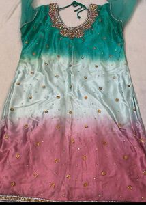 Designer partywear  indo western Lehenga