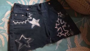 Unique Star Print Denim Jeans