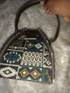 Vintage Patterned Handbag