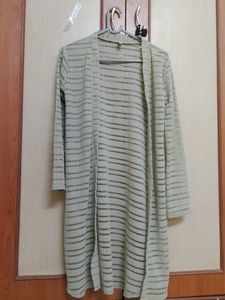Sheer Striped Duster Cardigan