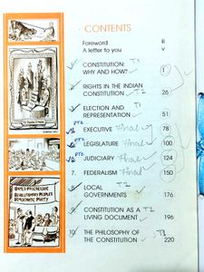Indian Constitution Textbook for Class 11