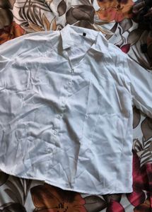 Classic White Button-Down Shirt