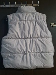 Grey puffer jacket
