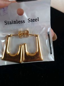 Chic Geometric Stainless Steel Earrings